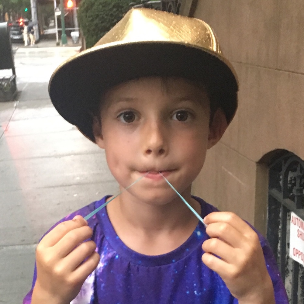 Gold Kid Rapper Hat.
